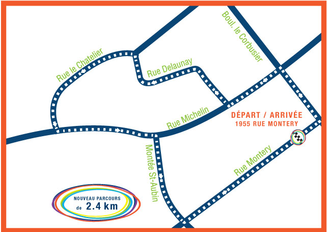 Parcours marathon Laval 2017